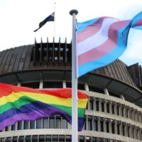 nz parliament queer flags